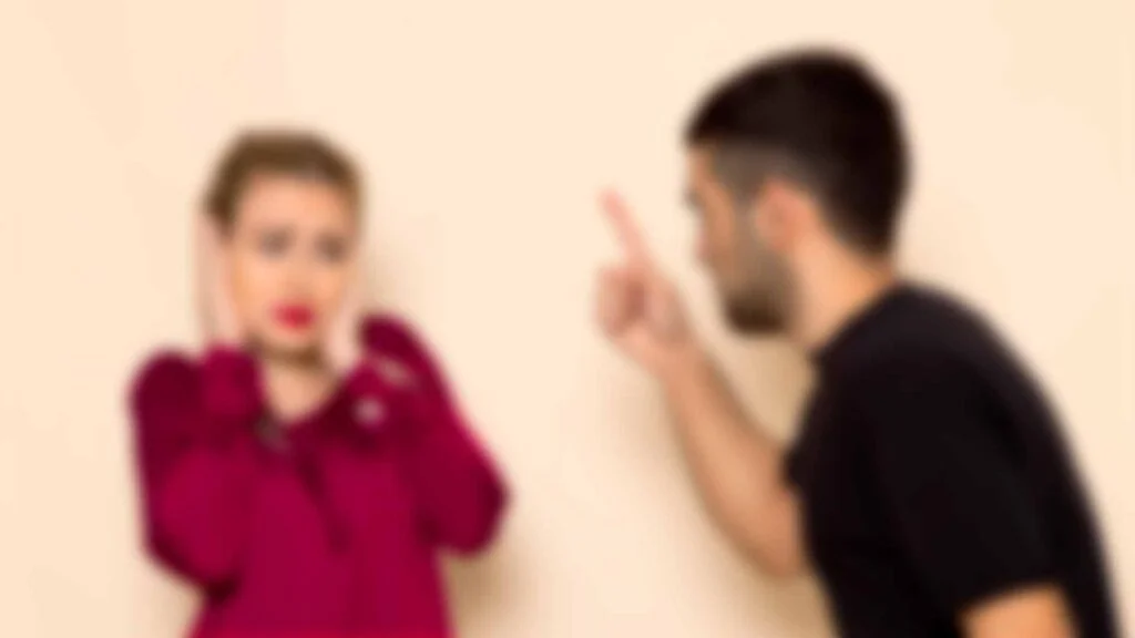 front-view-young-female-red-shirt-suffers-from-physical-threats-violence-cream-space-female-cloth-photo-domestic-violence