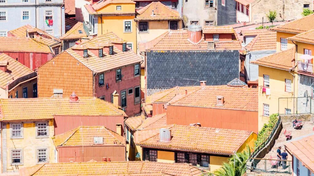 aerial-view-shot-beautiful-porto-city-portugal