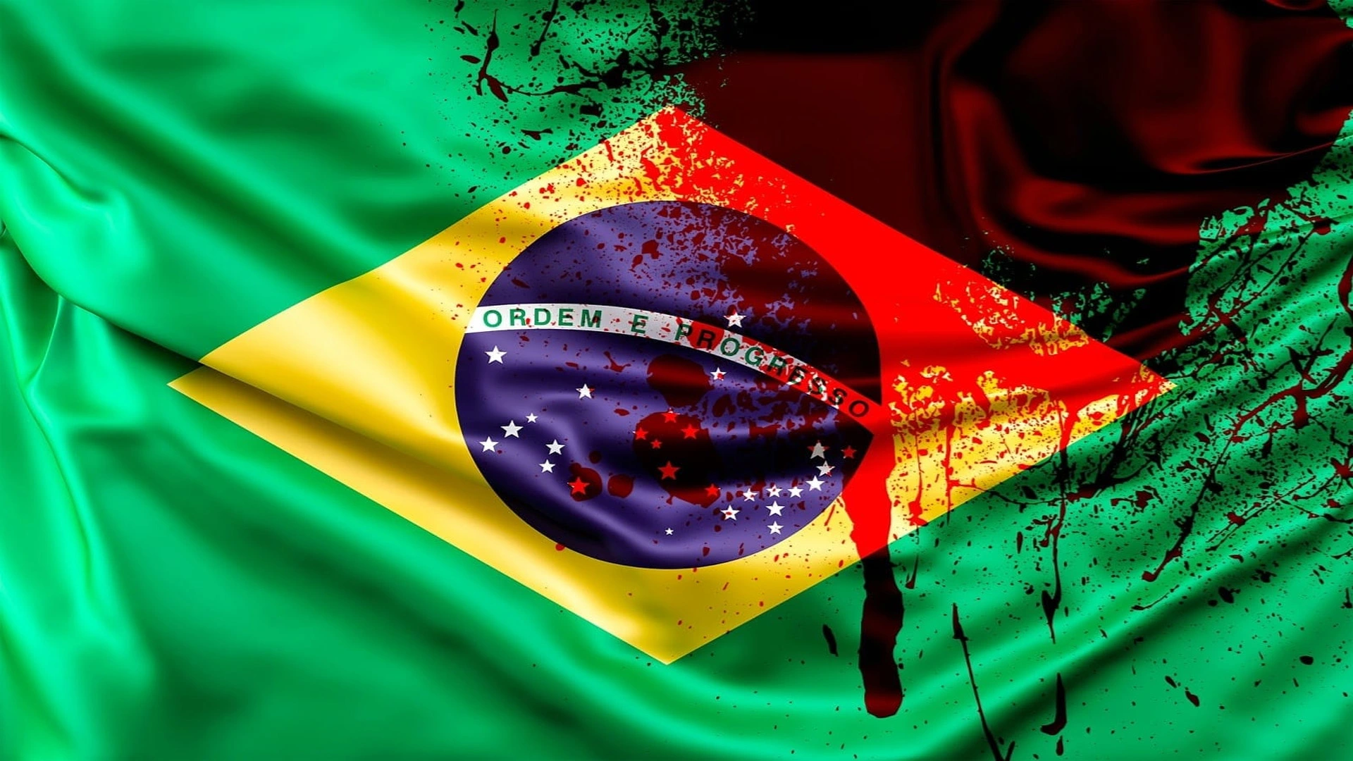 bandeira-do-brasil-manchada-de-sangue