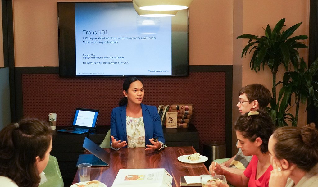 Bianca Rey teaches "Transgender 101: Working with transgender and gender nonconforming people